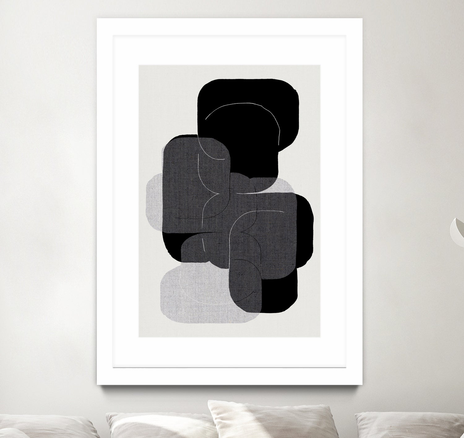 Monochrome Layers by cartissi on GIANT ART - abstract abstract art