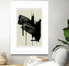 Abstract Brushstrokes in Black and Cream by cartissi on GIANT ART - abstract art abstract abstract art