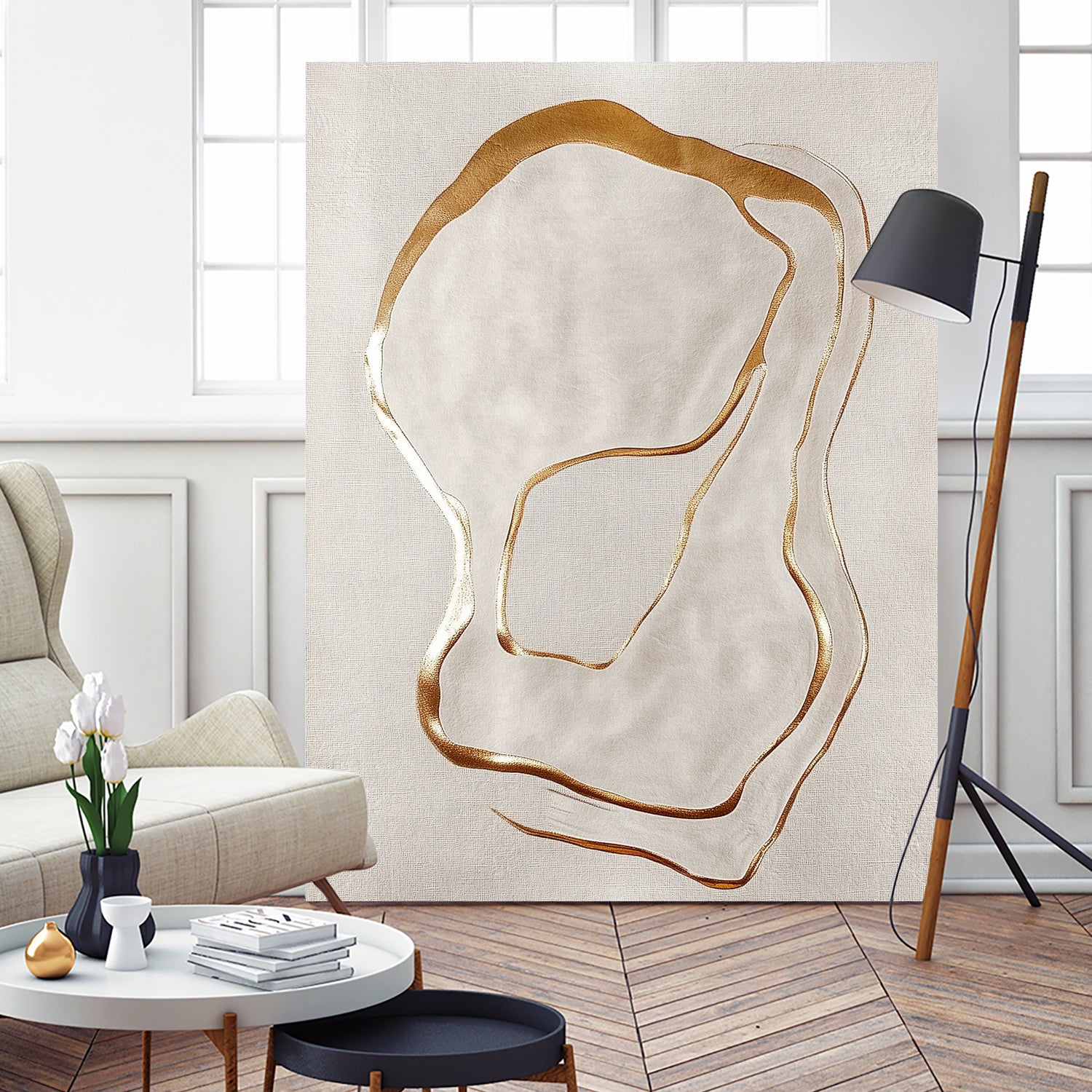 Golden Whispers by Alma on GIANT ART - 5971 illustration