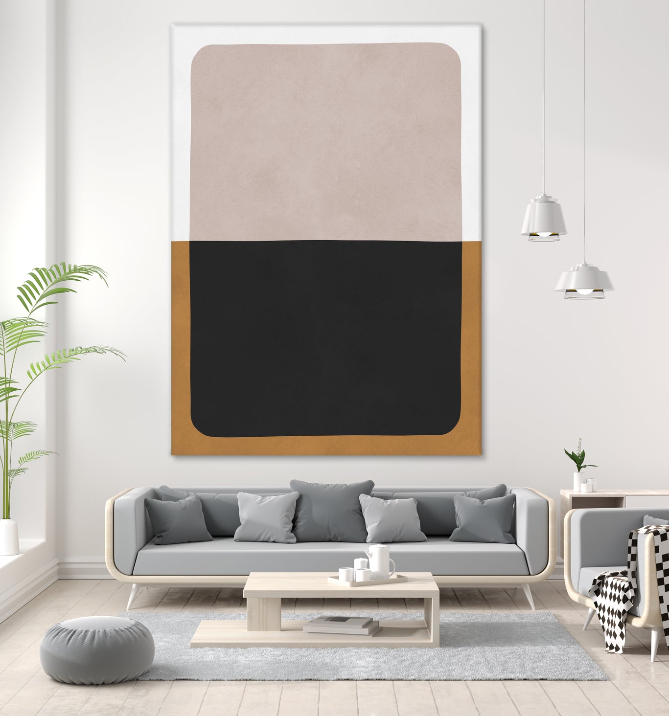 Two overlapping colors 1 by Vitor Costa on GIANT ART