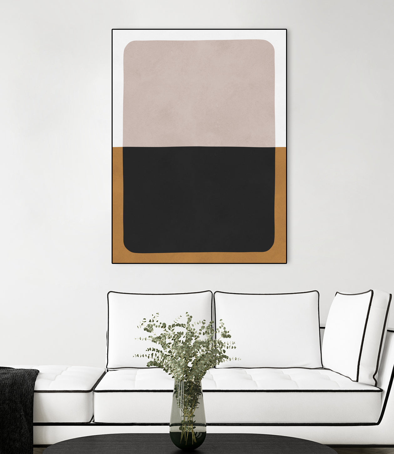 Two overlapping colors 1 by Vitor Costa on GIANT ART