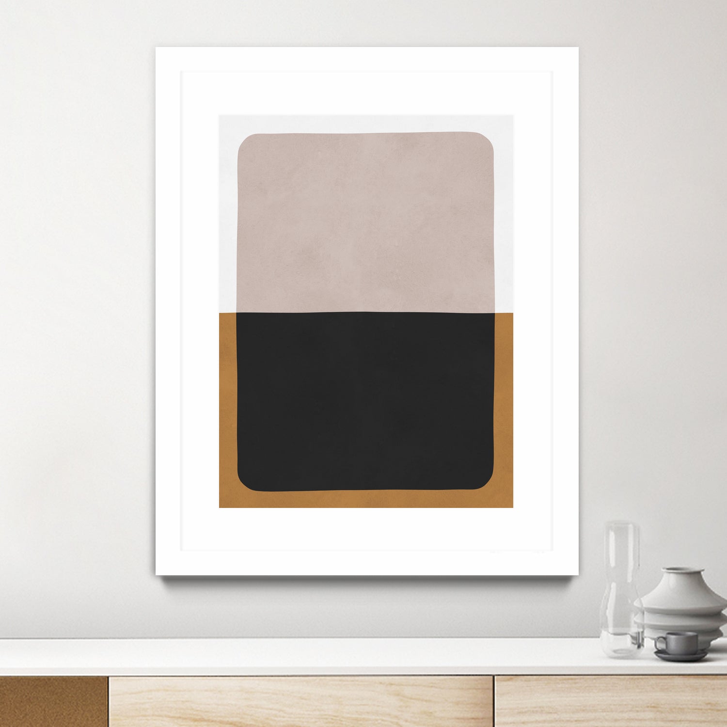 Two overlapping colors 1 by Vitor Costa on GIANT ART