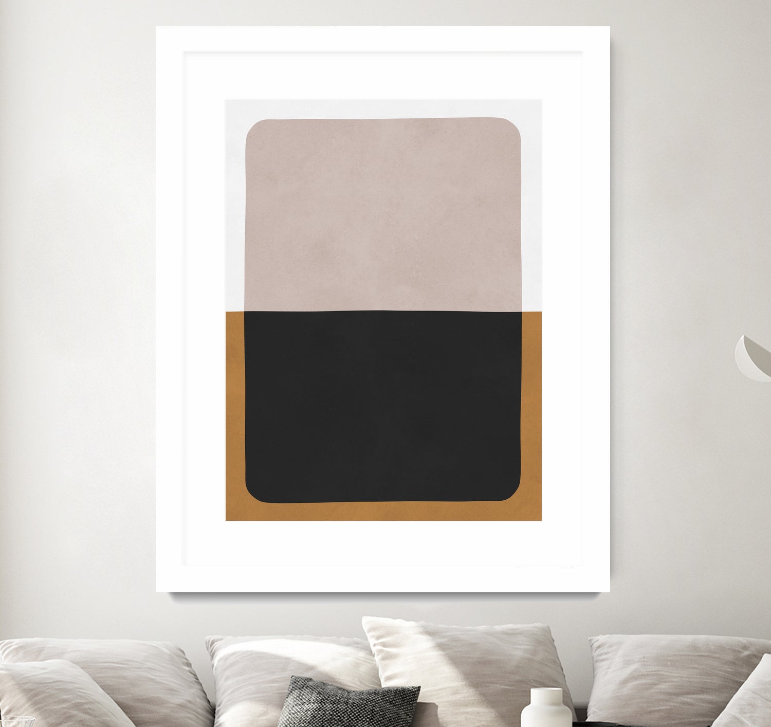 Two overlapping colors 1 by Vitor Costa on GIANT ART