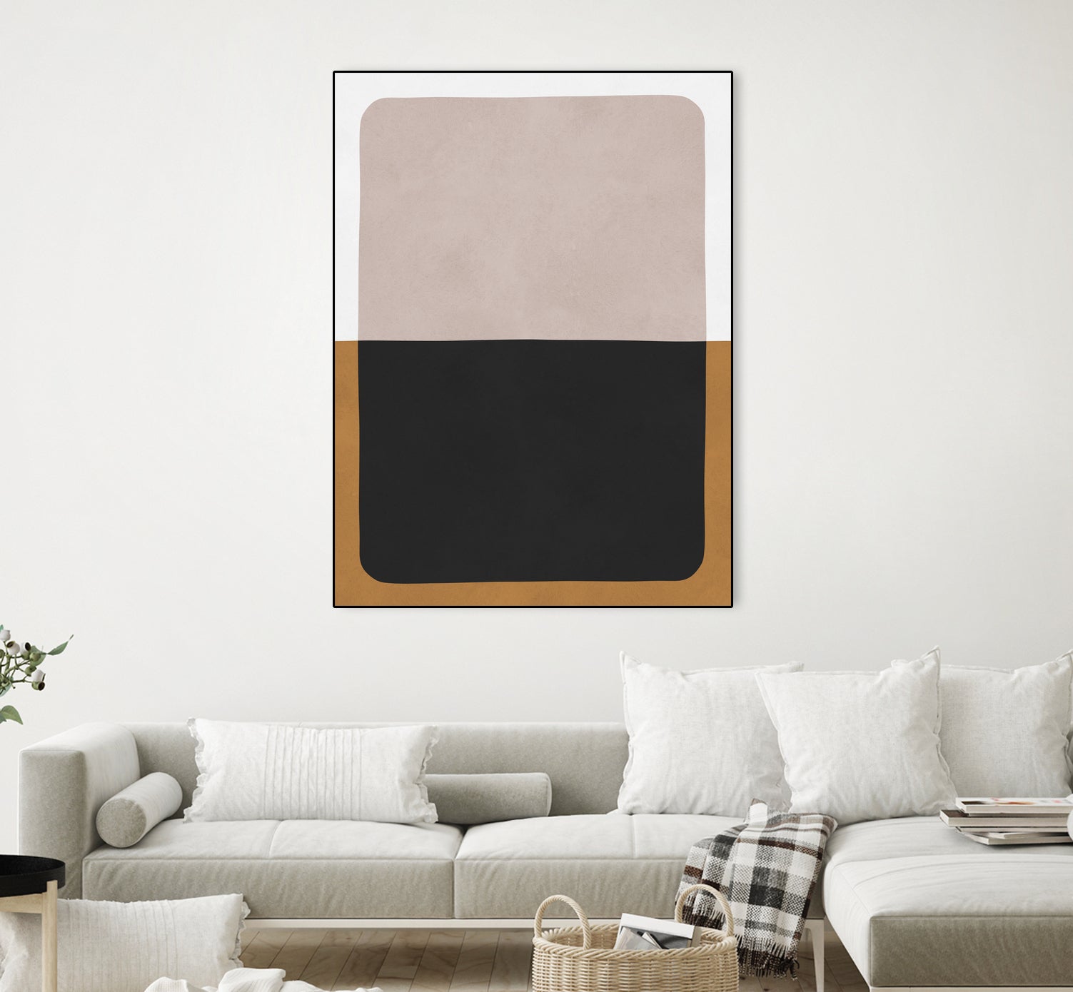 Two overlapping colors 1 by Vitor Costa on GIANT ART