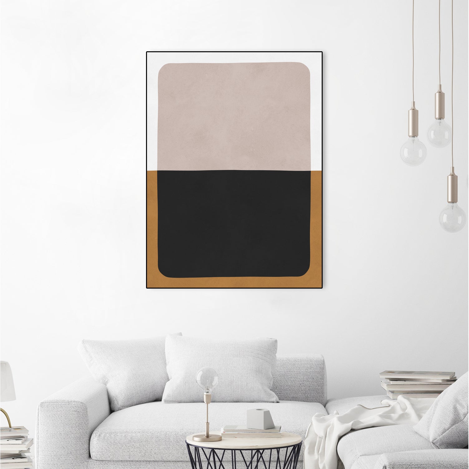 Two overlapping colors 1 by Vitor Costa on GIANT ART