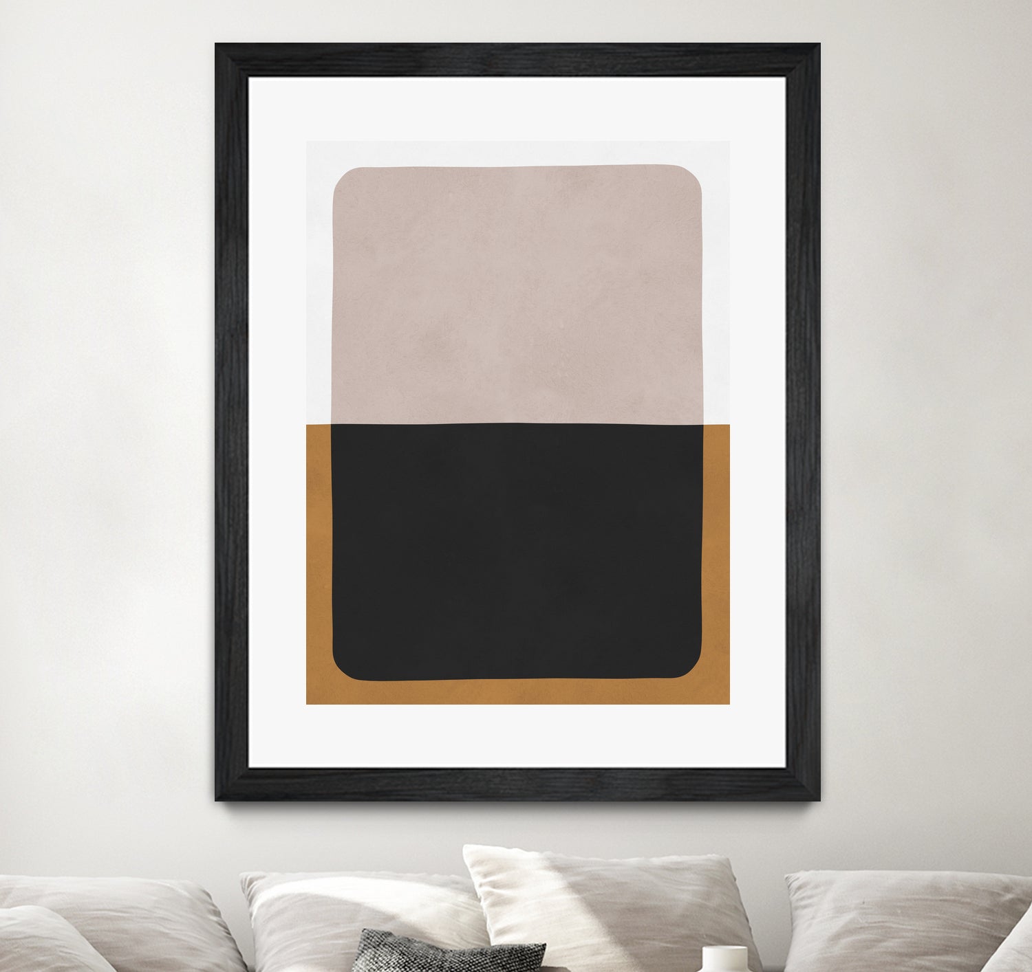 Two overlapping colors 1 by Vitor Costa on GIANT ART