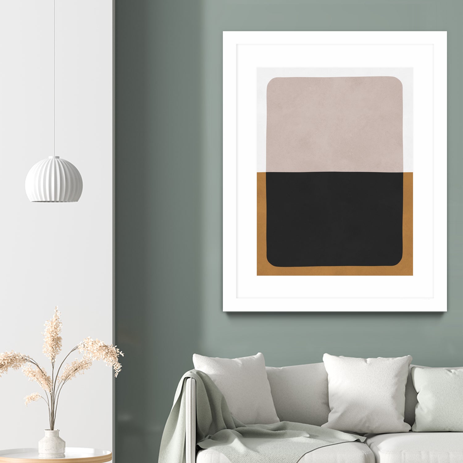 Two overlapping colors 1 by Vitor Costa on GIANT ART