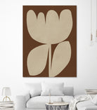 Beige Blossom Shapes by Vitor Costa on GIANT ART - 9001 illustration