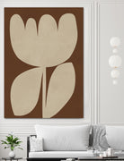 Beige Blossom Shapes by Vitor Costa on GIANT ART - 9001 illustration
