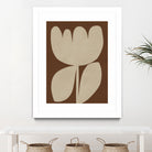 Beige Blossom Shapes by Vitor Costa on GIANT ART - 9001 illustration