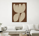 Beige Blossom Shapes by Vitor Costa on GIANT ART - 9001 illustration