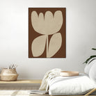 Beige Blossom Shapes by Vitor Costa on GIANT ART - 9001 illustration