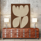 Beige Blossom Shapes by Vitor Costa on GIANT ART - 9001 illustration