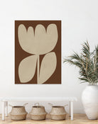 Beige Blossom Shapes by Vitor Costa on GIANT ART - 9001 illustration