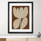 Beige Blossom Shapes by Vitor Costa on GIANT ART - 9001 illustration