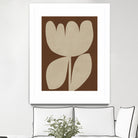 Beige Blossom Shapes by Vitor Costa on GIANT ART - 9001 illustration