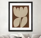 Beige Blossom Shapes by Vitor Costa on GIANT ART - 9001 illustration