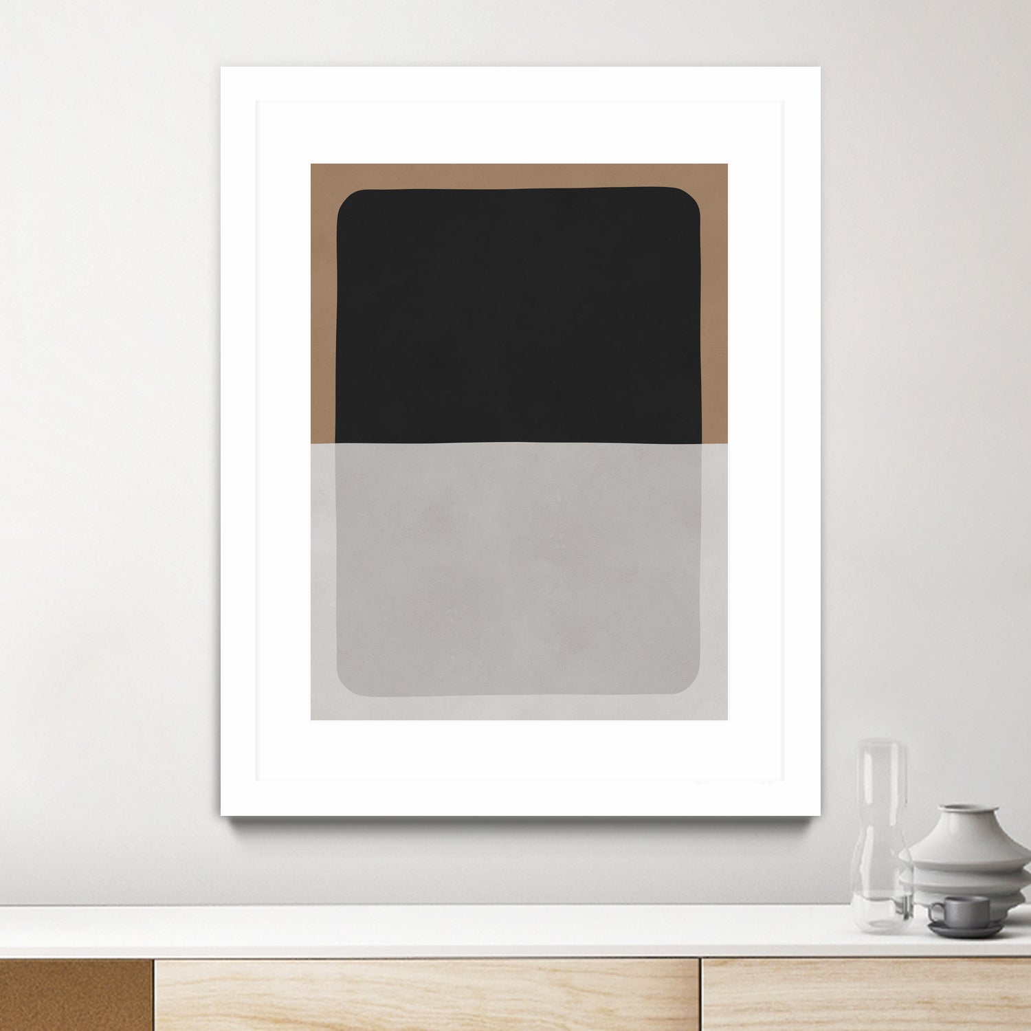 Black and brown art 1 by Vitor Costa on GIANT ART