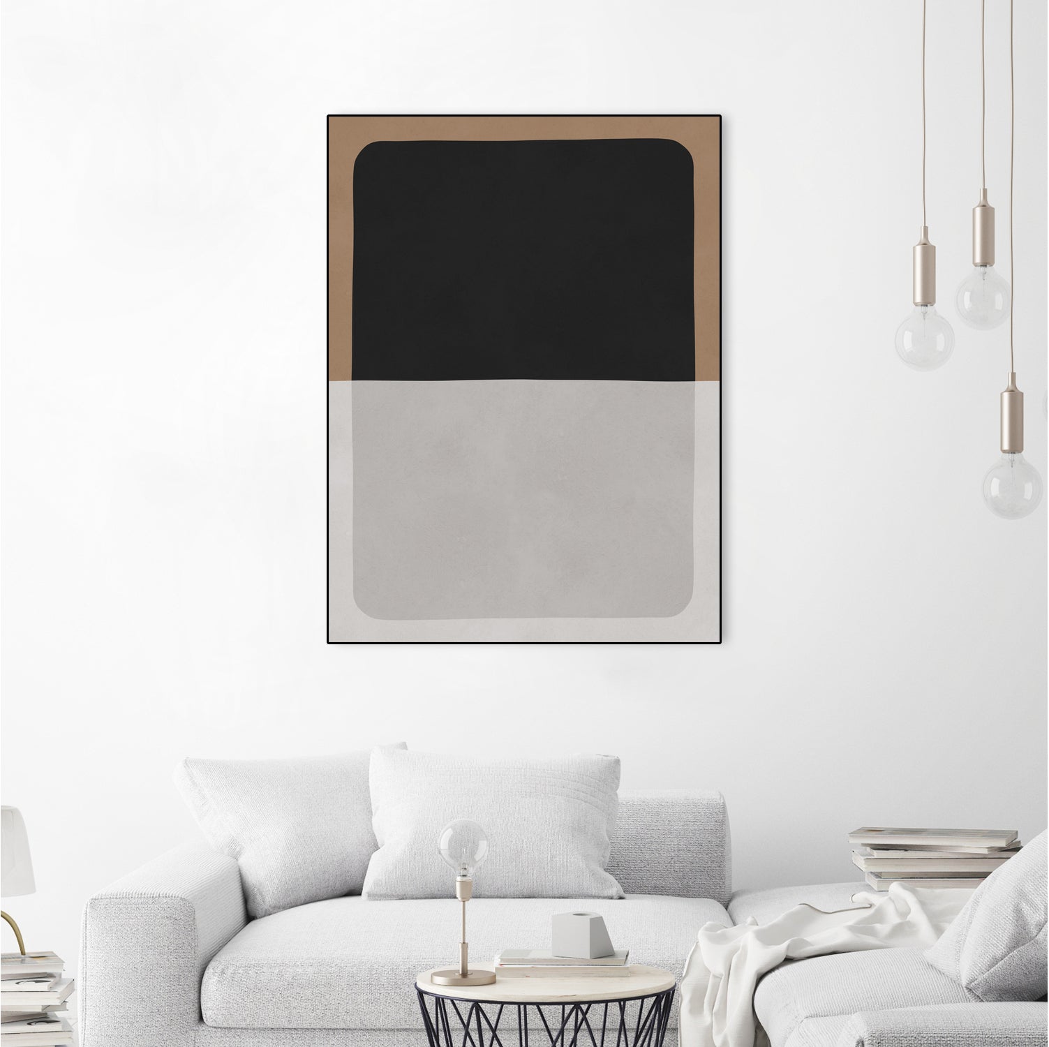 Black and brown art 1 by Vitor Costa on GIANT ART