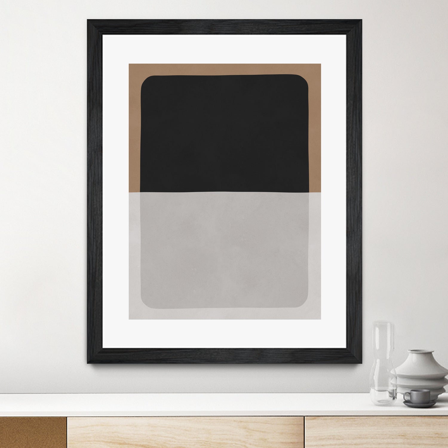 Black and brown art 1 by Vitor Costa on GIANT ART