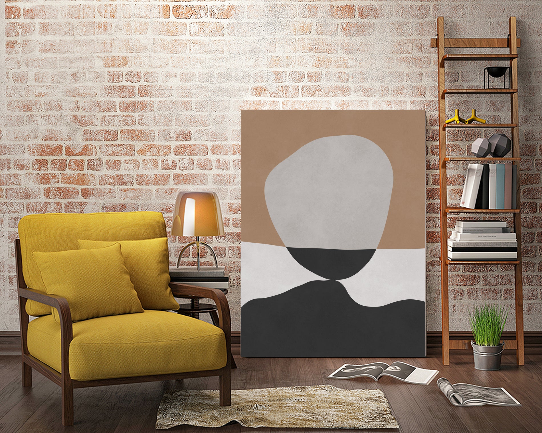 Black and brown art 6 by Vitor Costa on GIANT ART