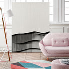 Monochrome Waves by Alma on GIANT ART - 6154 illustration