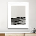 Monochrome Waves by Alma on GIANT ART - 6154 illustration