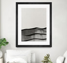 Monochrome Waves by Alma on GIANT ART - 6154 illustration