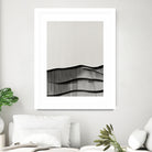 Monochrome Waves by Alma on GIANT ART - 6154 illustration