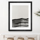 Monochrome Waves by Alma on GIANT ART - 6154 illustration