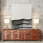 Monochrome Waves by Alma on GIANT ART - 6154 illustration