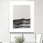 Monochrome Waves by Alma on GIANT ART - 6154 illustration