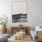 Monochrome Waves by Alma on GIANT ART - 6154 illustration
