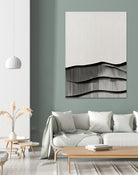 Monochrome Waves by Alma on GIANT ART - 6154 illustration