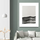 Monochrome Waves by Alma on GIANT ART - 6154 illustration