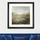 A Tranquil Misty Lake by Julia Cheney on GIANT ART - abstract landscape painting nature and landscapes abstract landscape painting