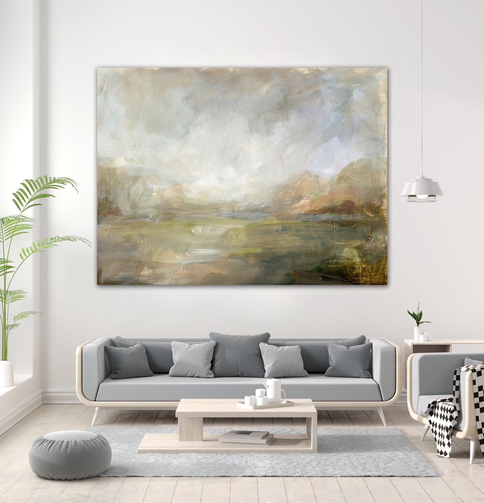 Misty Morning Vista by Julia Cheney on GIANT ART - 13568 illustration