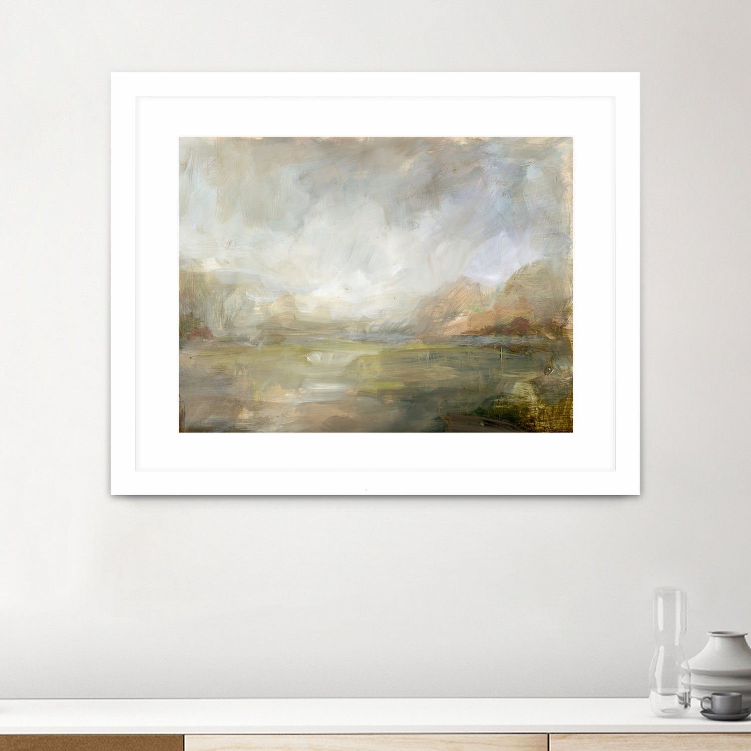 Misty Morning Vista by Julia Cheney on GIANT ART - 13568 illustration