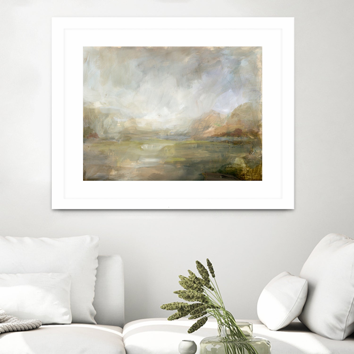 Misty Morning Vista by Julia Cheney on GIANT ART - 13568 illustration