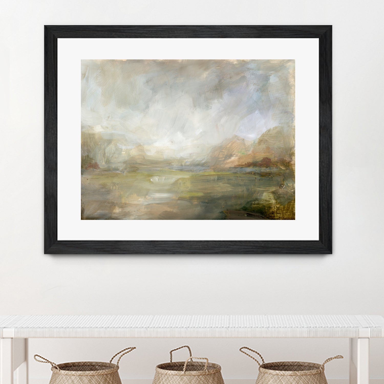 Misty Morning Vista by Julia Cheney on GIANT ART - 13568 illustration