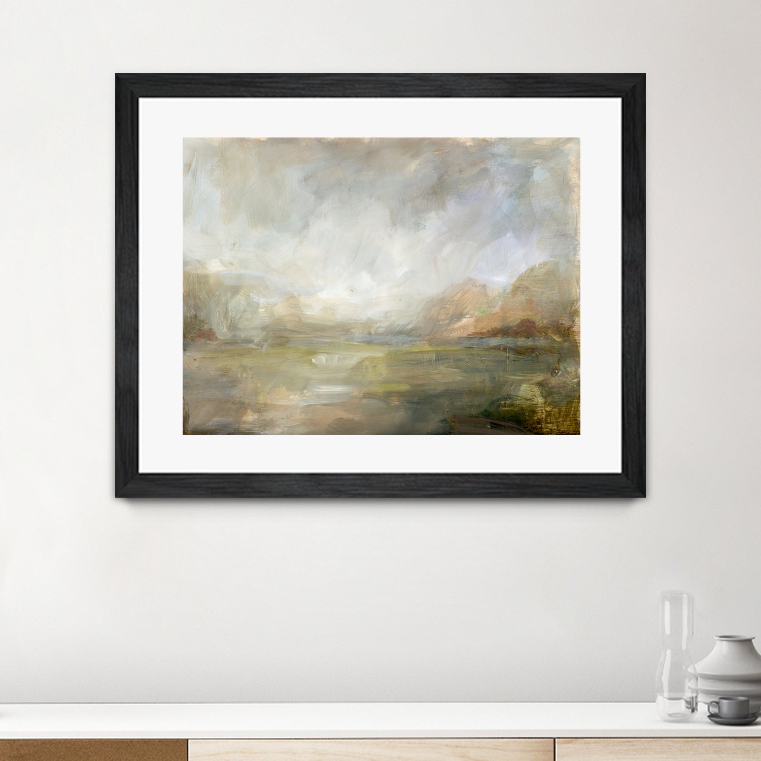 Misty Morning Vista by Julia Cheney on GIANT ART - 13568 illustration