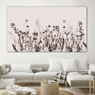 Wildflower Meadow Brown Summer Creme by Monika Strigel on GIANT ART - 15372 photography