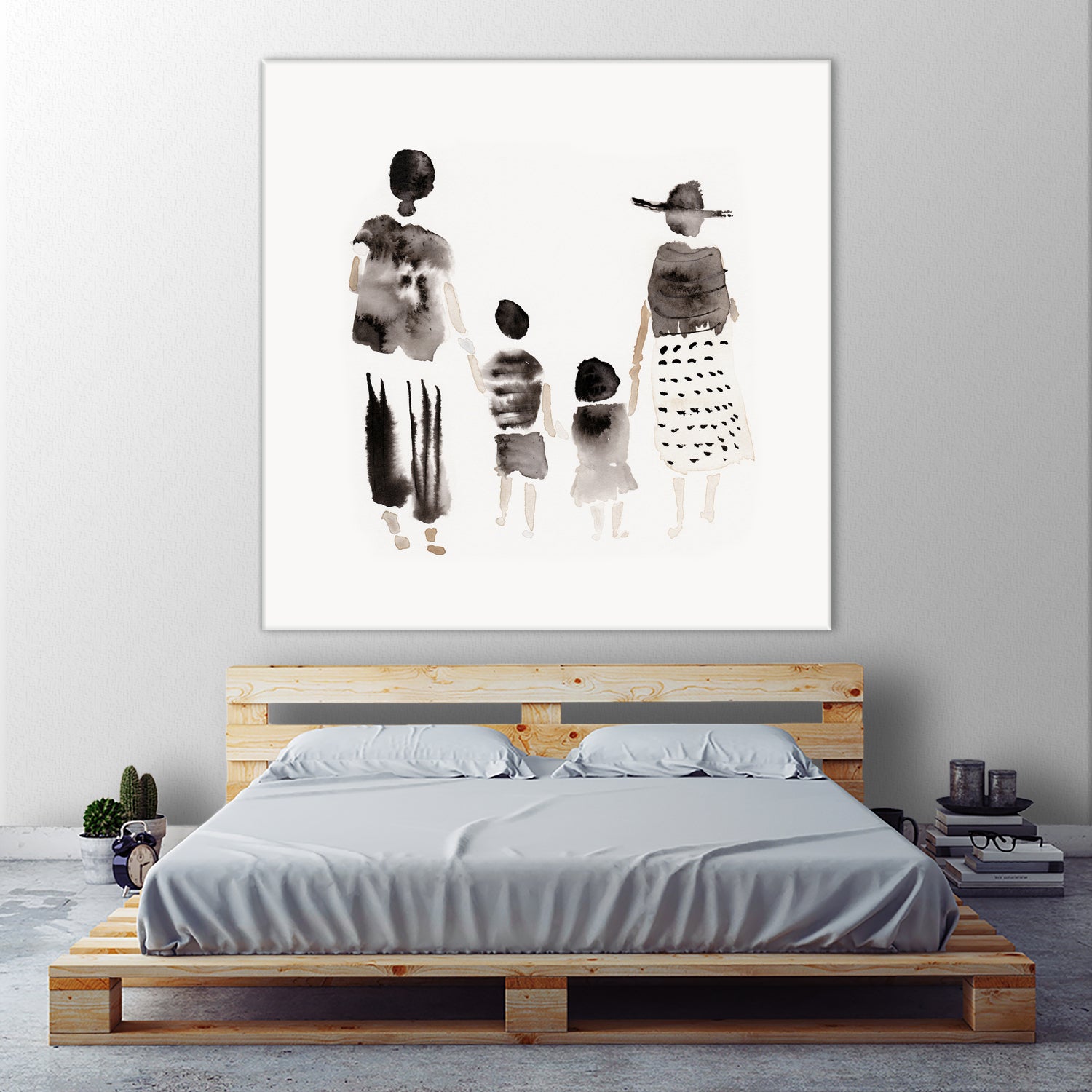Family Silhouettes by Danushka Abeygoda on GIANT ART - 7200 illustration