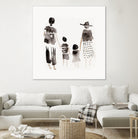 Family Silhouettes by Danushka Abeygoda on GIANT ART - 7200 illustration