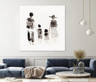 Family Silhouettes by Danushka Abeygoda on GIANT ART - 7200 illustration