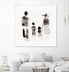 Family Silhouettes by Danushka Abeygoda on GIANT ART - 7200 illustration