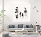 Family Silhouettes by Danushka Abeygoda on GIANT ART - 7200 illustration