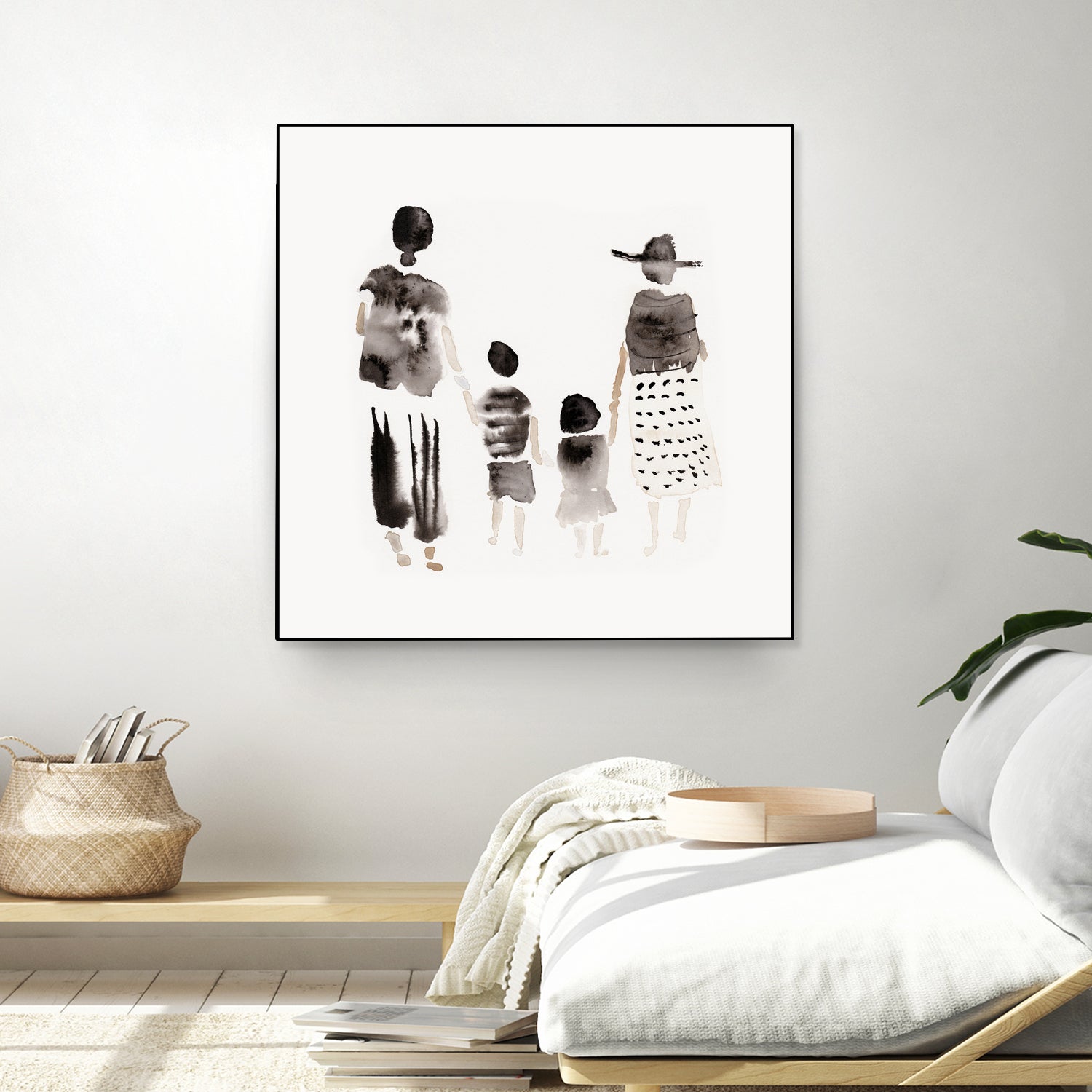 Family Silhouettes by Danushka Abeygoda on GIANT ART - 7200 illustration