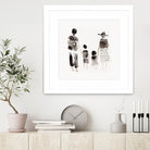 Family Silhouettes by Danushka Abeygoda on GIANT ART - 7200 illustration