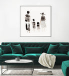Family Silhouettes by Danushka Abeygoda on GIANT ART - 7200 illustration